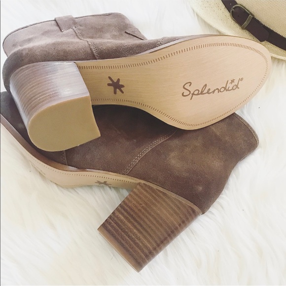 Splendid Lakota Booties in Dark Tan - Picture 3 of 7